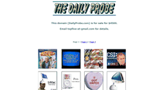 Desktop Screenshot of dailyprobe.com