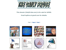 Tablet Screenshot of dailyprobe.com